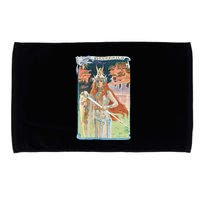 Hand Drawn Illustration Of Burnnhild Design Element Microfiber Hand Towel