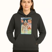 Hand Drawn Illustration Of Burnnhild Design Element Hoodie