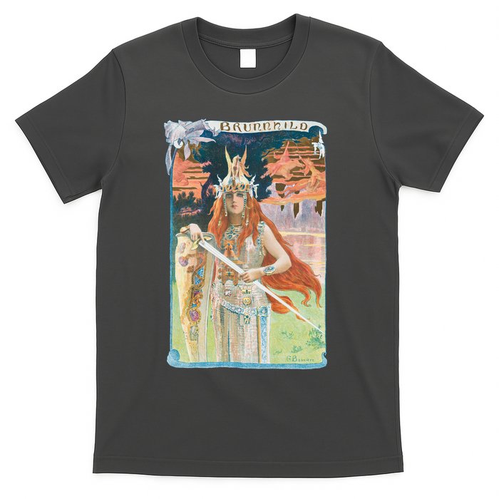 Hand Drawn Illustration Of Burnnhild Design Element T-Shirt