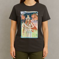 Hand Drawn Illustration Of Burnnhild Design Element T-Shirt