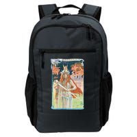 Hand Drawn Illustration Of Burnnhild Design Element Backpack
