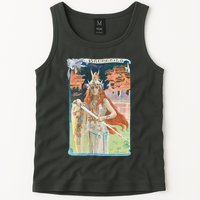 Hand Drawn Illustration Of Burnnhild Design Element Tank Top