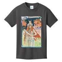Hand Drawn Illustration Of Burnnhild Design Element Kids T-Shirt