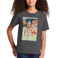 Hand Drawn Illustration Of Burnnhild Design Element Kids T-Shirt