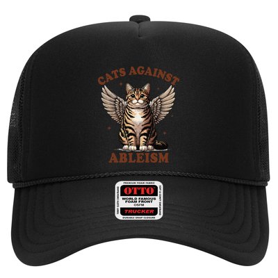 Hidden Disability Invisible Illness Cats Against Ableism Trucker Hat