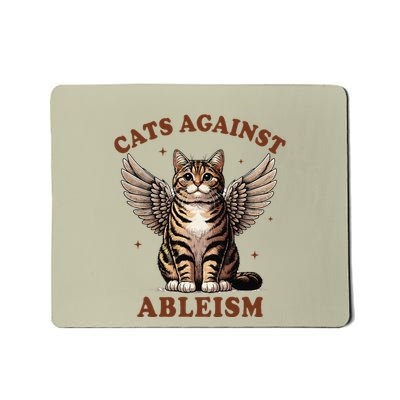 Hidden Disability Invisible Illness Cats Against Ableism Mousepad