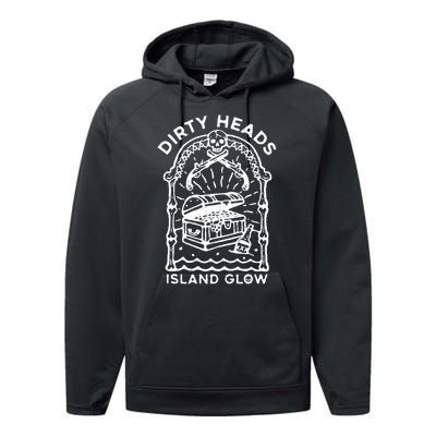 Heads Dirty Island Glow Apparel Performance Fleece Hoodie