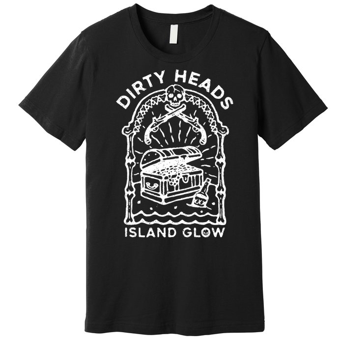 Heads Dirty Island Glow Apparel Premium T-Shirt