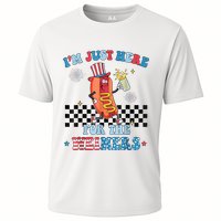 Hot Dog Im Just Here For The Wieners 4Th Of July Performance Shirt