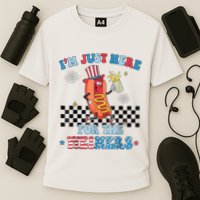 Hot Dog Im Just Here For The Wieners 4Th Of July Performance Shirt