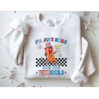 Hot Dog Im Just Here For The Wieners 4Th Of July Sweatshirt