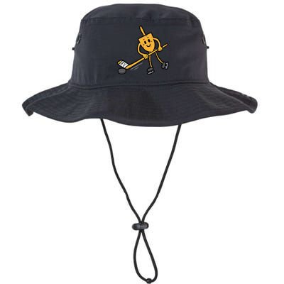 Hanukkah Dreidel Ice Hockey Chanukah Jewish Legacy Cool Fit Booney Bucket Hat