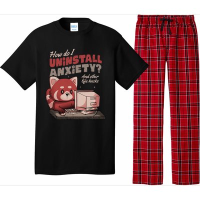 How Do I Uninstall Anxiety Cute Red Bear Pajama Set