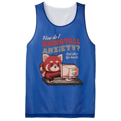 How Do I Uninstall Anxiety Cute Red Bear Mesh Reversible Basketball Jersey Tank