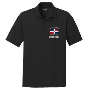 Half Dominican Is Better Than None Dominican Republic Dna Gift PosiCharge RacerMesh Polo