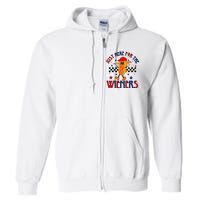 Hot Dog I'm Just Here For The Wieners 4Th Of July Full Zip Hoodie