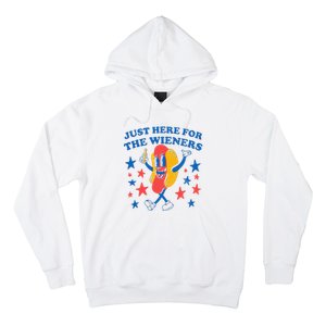 Hot Dog I'm Just Here For The 4Th Of July Hoodie