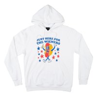 Hot Dog I'm Just Here For The 4Th Of July Hoodie