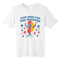 Hot Dog I'm Just Here For The 4Th Of July Tall Fusion ChromaSoft Performance T-Shirt