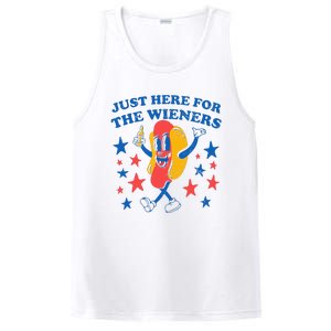 Hot Dog I'm Just Here For The 4Th Of July PosiCharge Competitor Tank