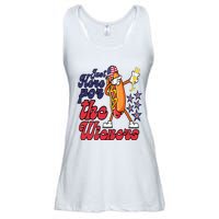 Hot Dog Im Just Here For The Wieners 4Th Of July Ladies Essential Flowy Tank