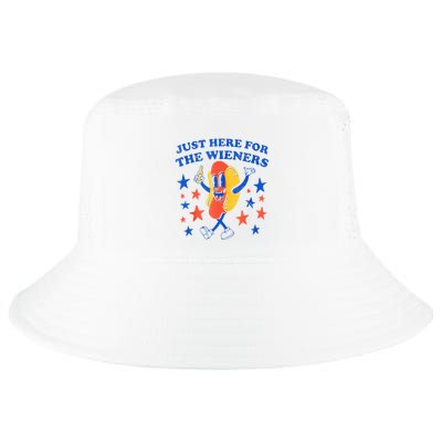 Hot Dog Im Just Here For The Wieners 4th Of July Funny Cool Comfort Performance Bucket Hat