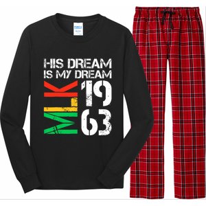 His Dream Is My Dream Mlk 1963 Black History Month Pride Long Sleeve Pajama Set