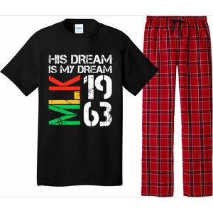 His Dream Is My Dream Mlk 1963 Black History Month Pride Pajama Set