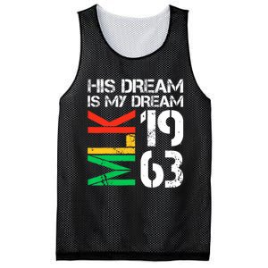 His Dream Is My Dream Mlk 1963 Black History Month Pride Mesh Reversible Basketball Jersey Tank