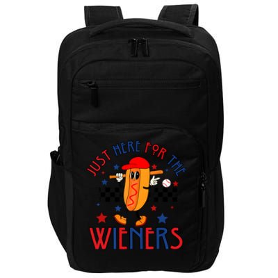 Hot Dog Im Just Here For The Wieners 4Th Of July Impact Tech Backpack