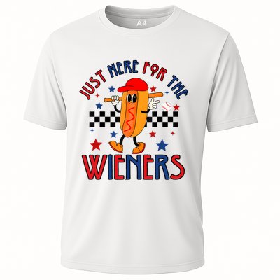 Hot Dog Im Just Here For The Wieners 4Th Of July Performance Shirt
