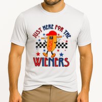 Hot Dog Im Just Here For The Wieners 4Th Of July Cooling Performance Crew T-Shirt