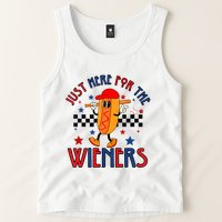 Hot Dog Im Just Here For The Wieners 4Th Of July Tank Top