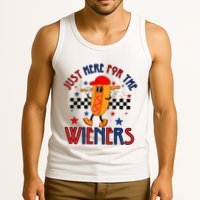 Hot Dog Im Just Here For The Wieners 4Th Of July Tank Top