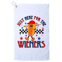 Hot Dog Im Just Here For The Wieners 4Th Of July Golf Towel