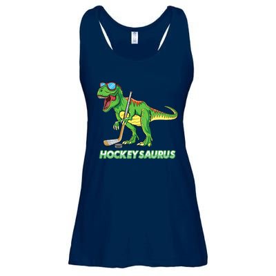 Hockeysaurus Dinosaur Ice Hockey Trex Ice Hockey Premium Ladies Essential Flowy Tank