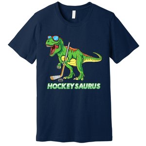 Hockeysaurus Dinosaur Ice Hockey Trex Ice Hockey Premium Premium T-Shirt