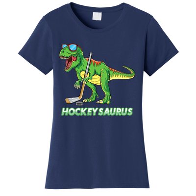 Hockeysaurus Dinosaur Ice Hockey Trex Ice Hockey Premium Women's T-Shirt