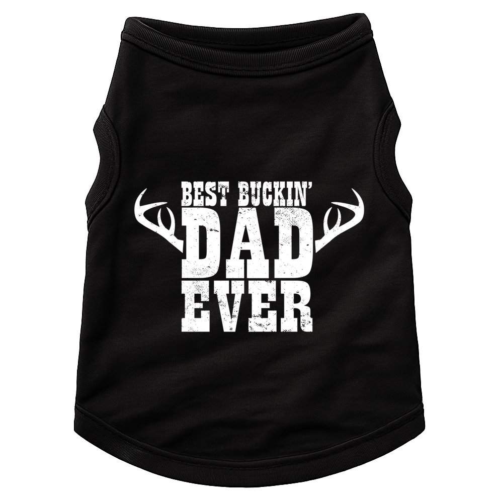 Hunter Daddy I Deer Hunting Papa I Best Buckin Dad Ever Gift Doggie Tank