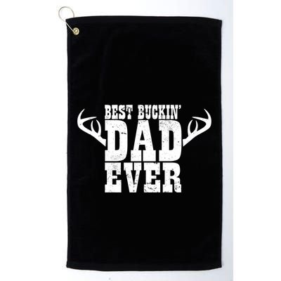 Hunter Daddy I Deer Hunting Papa I Best Buckin Dad Ever Gift Golf Towel