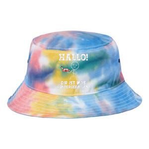 Hallo Dir Ist Was Runtergefallen Lustiges Geschenk Tie Dye Newport Bucket Hat