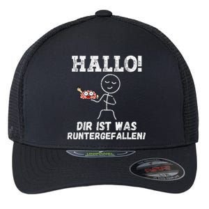 Hallo Dir Ist Was Runtergefallen Lustiges Geschenk Flexfit Unipanel Trucker Cap