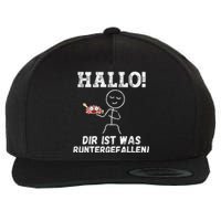 Hallo Dir Ist Was Runtergefallen Lustiges Geschenk Wool Snapback Cap