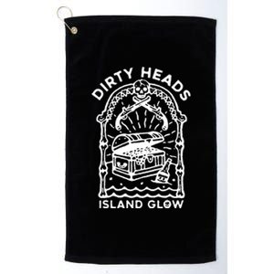 Heads Dirty Island Glow Apparel Platinum Collection Golf Towel