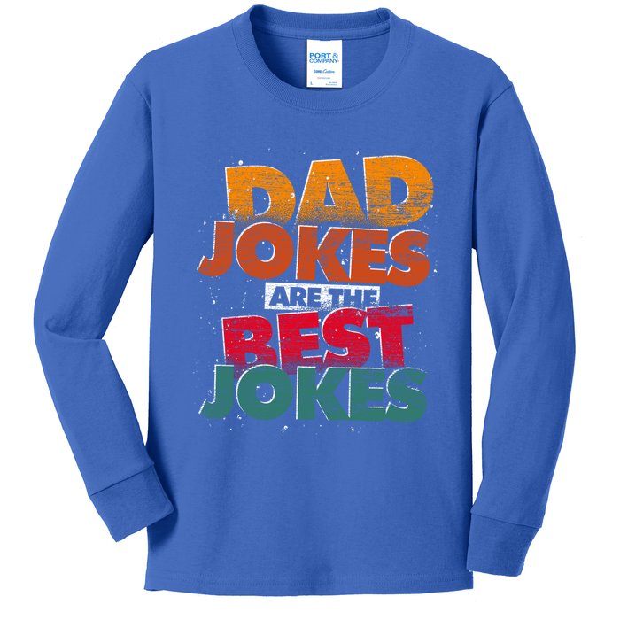 Humorous Dad Jokes Funny Rad Jokes Puns Daddy Dad Jokes Meaningful Gift Kids Long Sleeve Shirt