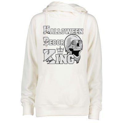 Halloween Decorations King Spooky House Decorating Dad Womens Funnel Neck Pullover Hood