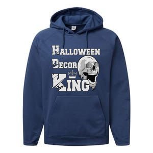 Halloween Decorations King Spooky House Decorating Dad Performance Fleece Hoodie