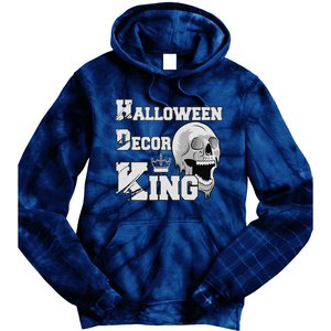 Halloween Decorations King Spooky House Decorating Dad Tie Dye Hoodie