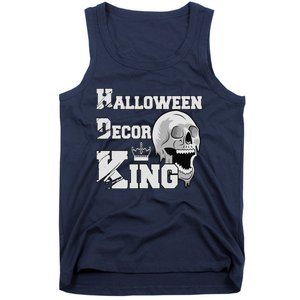 Halloween Decorations King Spooky House Decorating Dad Tank Top