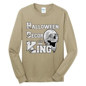 Halloween Decorations King Spooky House Decorating Dad Tall Long Sleeve T-Shirt